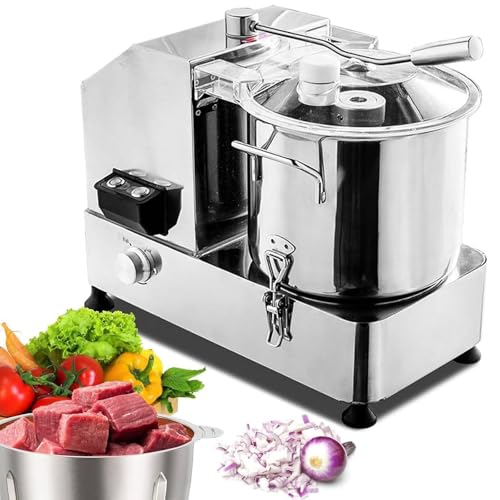 Picadora de carne y verduras de acero inoxidable, trituradora de alimentos eficiente y rebanadora para preparación de cocina, perfecta para verduras, frutas y granos