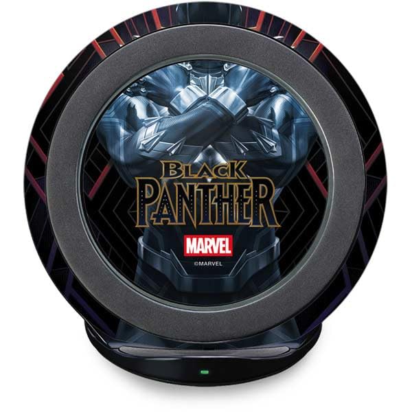 Skinit Decal Other Skin Compatible with Fast Charge Wireless Charging Stand - Officially Licensed Marvel Black Panther Wakanda Salute Design