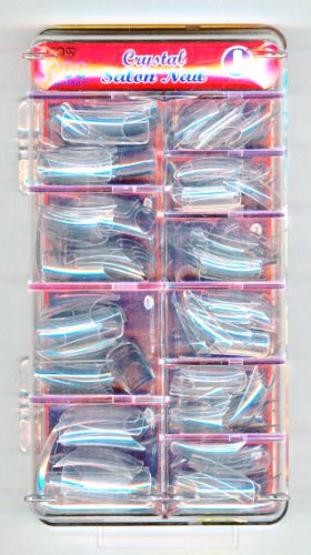 Cala Pre-Glued Party Nails - Pink Stars French Tip - 88012