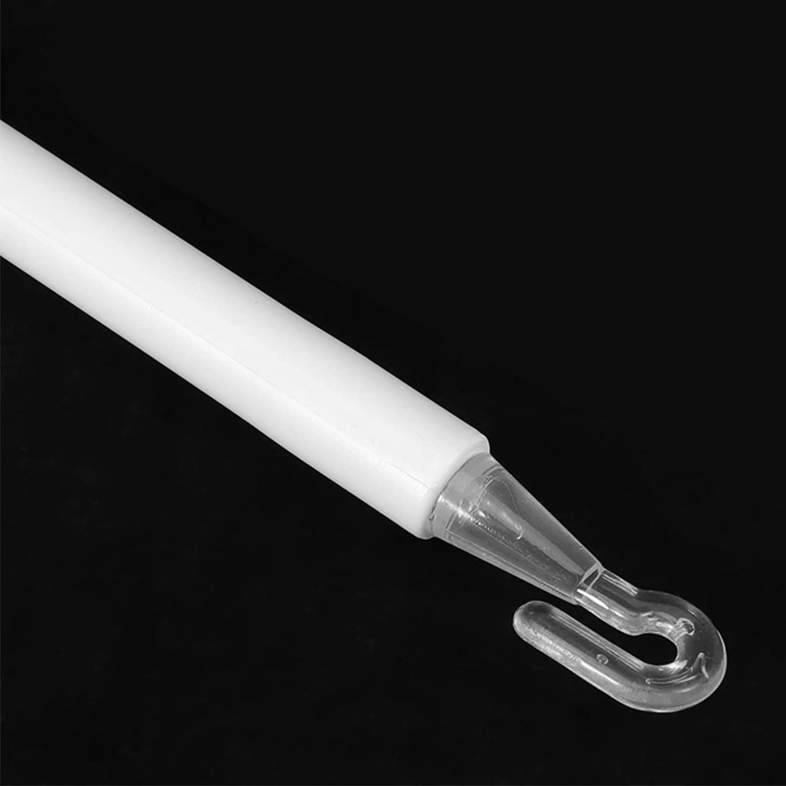 TOPPERFUN Bastone Cieco Gancio 58,5 Cm in Pp per Tende Verticali, Asta di Inclinazione per Persiane, Accessorio di Ricambio per Casa e Ufficio, Semplice e Funzionale