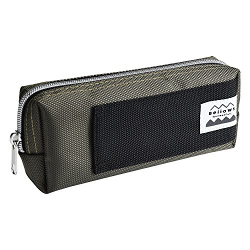 コンサイス ベローズペンケースPO カーキ