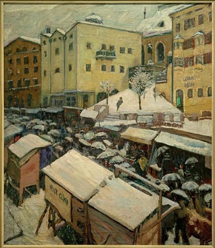 Peinture murale Albert Weisgerber pour la décoration d'un salon chaleureux