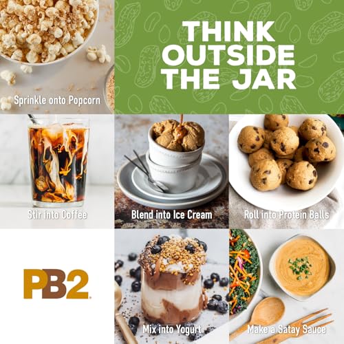 Image of PB2 Pure Organic Powdered Peanut Butter | Pure, USDA Organic Certified, Non-GMO Peanuts with No Salt, No Sugar | Vegan, Keto Friendly | 24oz Resealable Jar
