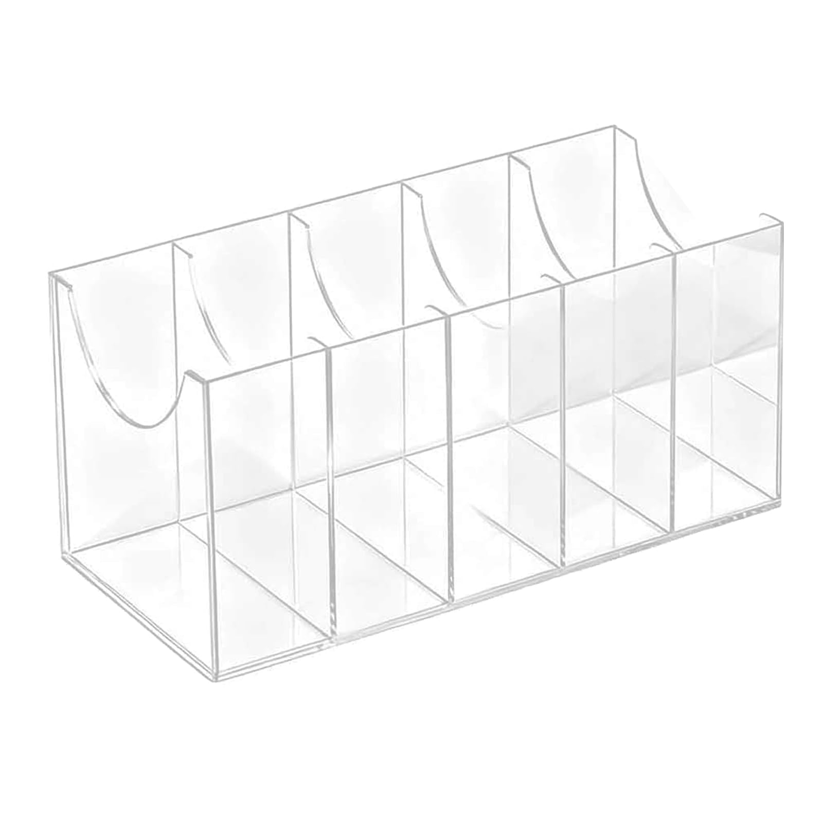 Snorvixre Space Saving Acrylic Multiple Compartment Organizers for Belts Featuring Clear View and Sturdy Builds for Efficient Use Storage Box