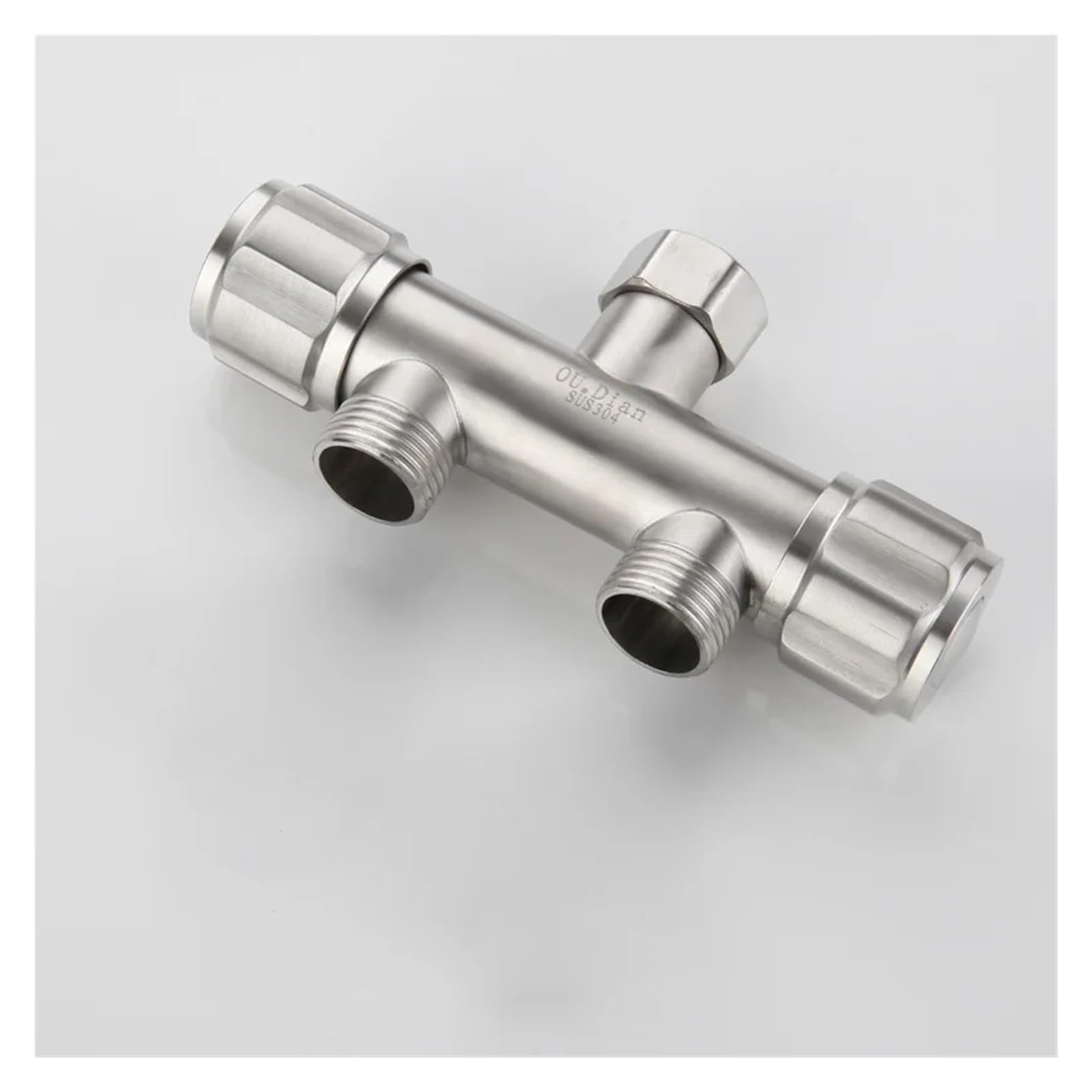 Robinet pour machine à laver et buanderie double sortie inox 304 Blossom