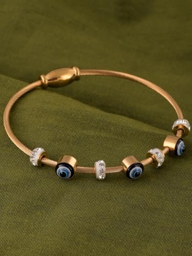 Image of PALMONAS Evil Eye Bracelet for Womens - Waterproof & Anti-Tarnish, Gift for Girls & Women