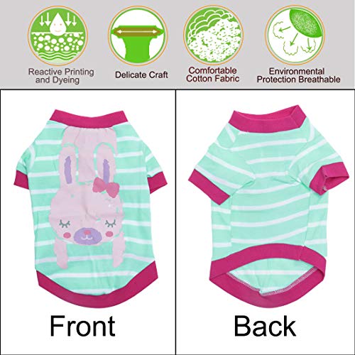 Camiseta de algodón para perro uxcell tamaño M miniatura 4
