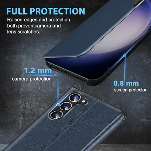 Étui portefeuille S View pour Samsung S24 résout le risque de rayures écran