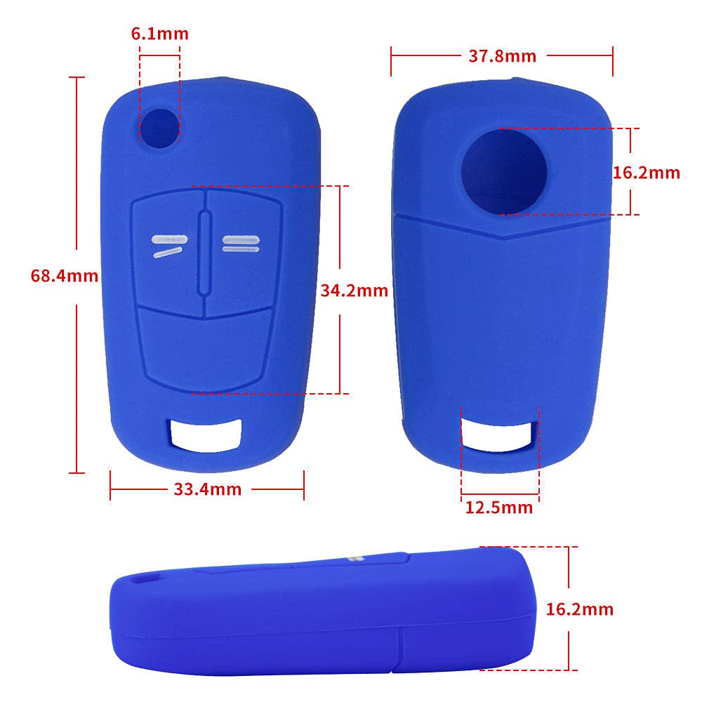 Sostituzione 2 Pulsanti Remoto Flip Pieghevole Portachiavi Custodia Lama Guscio Per Citroen C2 C3 C4 C5 C6 C8