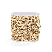 Catena Con Palline In Acciaio Inox - Bobina Da 10m Per Bigiotteria Fai Da Te (Colore Argento) - Foto 13