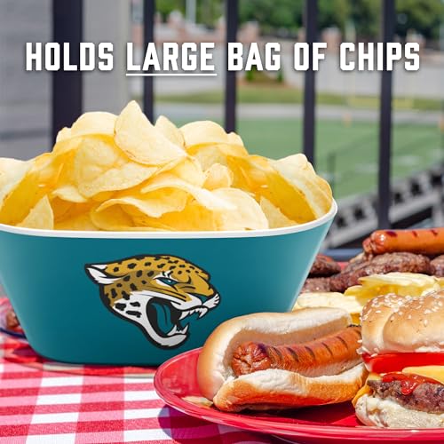 Image of YouTheFan NFL Jacksonville Jaguars Large Party Bowl