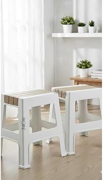 34Cm Y ksekli inde Lambiri Model  ok Ama l   k Bej Detayl  Kayd rmaz Ayak 2Li Tabure Ev Ofis  in, Ebr185929102025