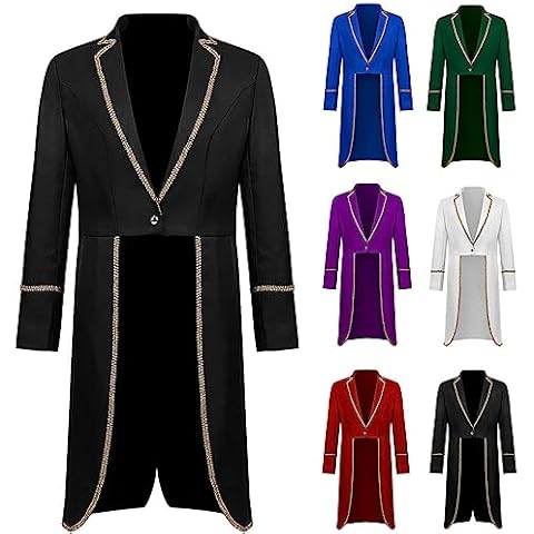 Gothic Steampunk Tailcoat Jacket for Men Cover