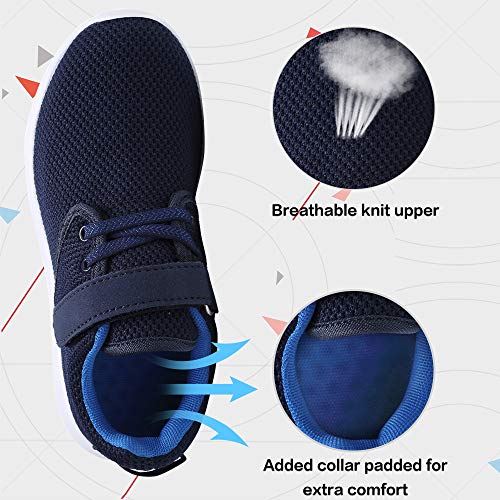 Image of TOEDNNQI Kids Shoes Toddler Boys Girls Lightweight Strap Sneakers