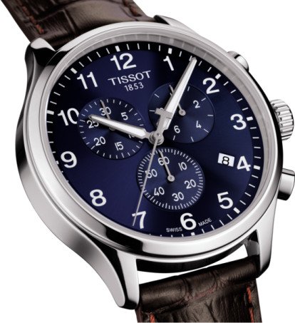 Tissot Mens Chrono Xl Stainless Steel Casual Watch Brown T1166171604700 Nylon Grey/Flek Watch Strap, 22 (Model: T852046779) #TOP24