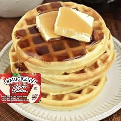 Apple Butter Single Serve Cups 0.5 oz Pack of 25 Individual Portions for Breakfast, Catering, Restaurants, Hotels, Cafeterias, Buffets, Takeout, Kosher, Fat-Free, Ready to Serve