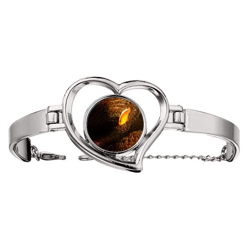 un brandOcean Anemone Fish Science Nature Bracelet Heart Jewelry Wire Bangle