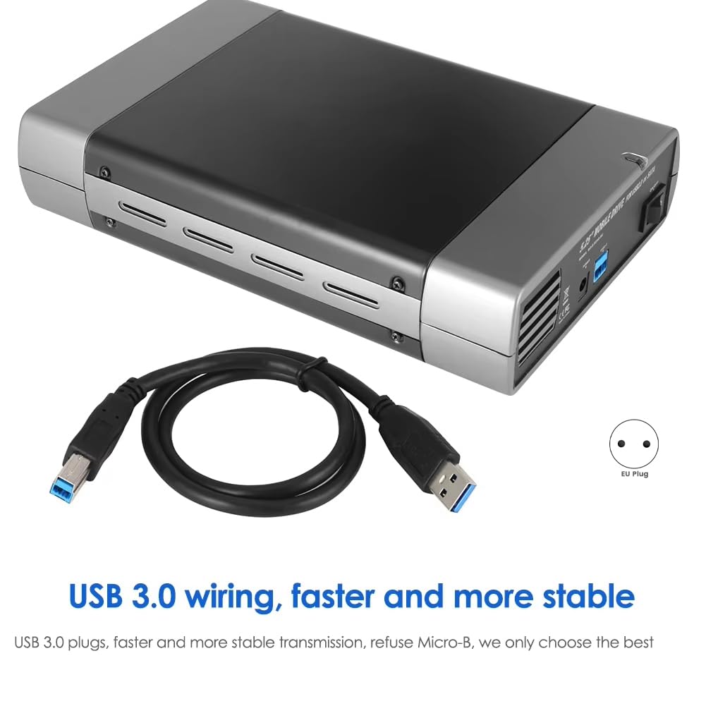 per Azionamento A Disco Rigido Esterno da 5,25 Pollici USB3.0 A Supporto HDD SSD Dvd 16 Speed ​​Box Case di Archiviazione Case di Archiviazione EU