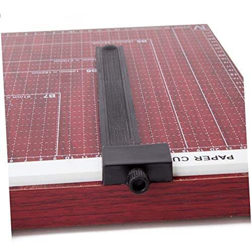 Nusitou Paper Cutting Board Craft Paper Trimmer Paper Slicer Paper Cutter Clippers Photo Guillotine Craft Machine Gridded Base Wooden Wooden Scrapbook A4 Paper Cutting Machine #TOP6
