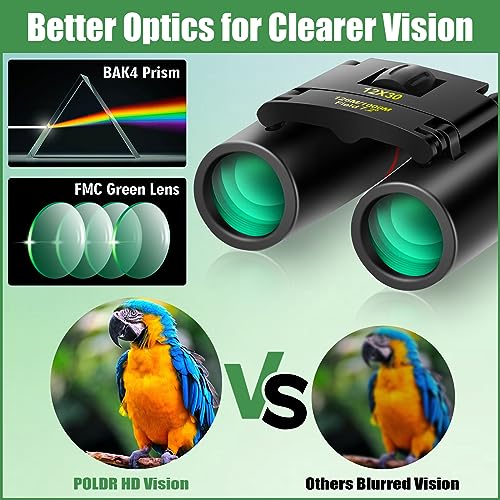 Poldr P12X30DMJB 12X30 Compact Binoculars thumb #2