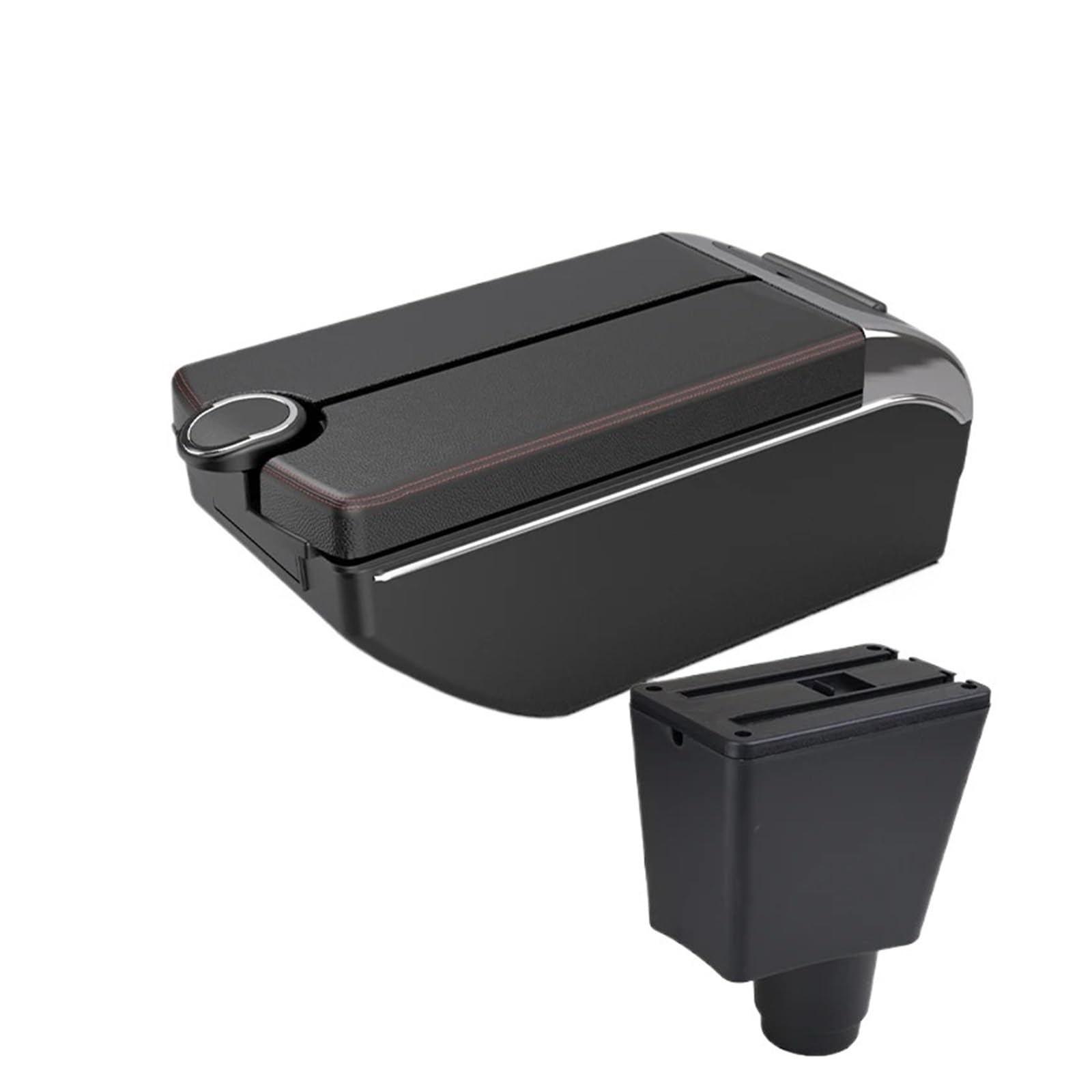 Udhqajc B1 Red Line 7 Usb For Logan For Sandero 2 Car Armrest Box Interior Retrofit Accessories Storage Car Centre Console Armrest Box