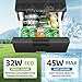 12 Volt Drawer Refrigerator 33QT（32L）12V RV Fridge Freezer,(-4℉-68℉) Portable Refrigerator,Car Cooler for Travel Car Fridge Freezer, Travel Camping Road Trips Tailgating, Truck Van SUV 12/24V DC