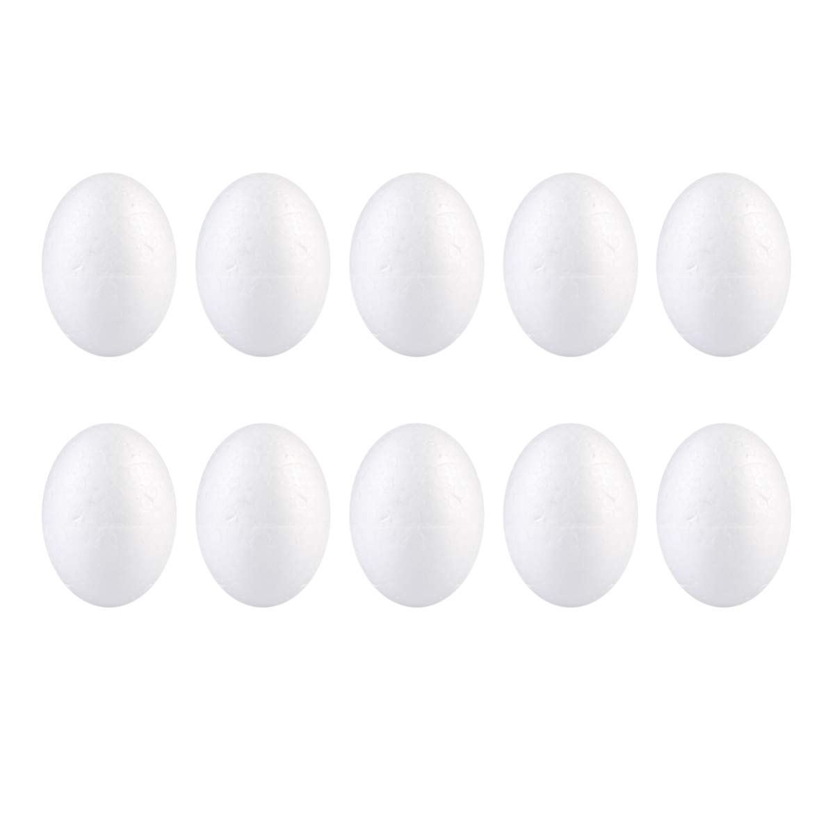 SOIMISS 50pcs Egg Easter Foam Model Easter Centerpieces Craft Polystyrene Balls Crafts Foam Shape Polystyrene Form Easter Foam Crafts Polystyrene Shapes Easter Foam Balls White