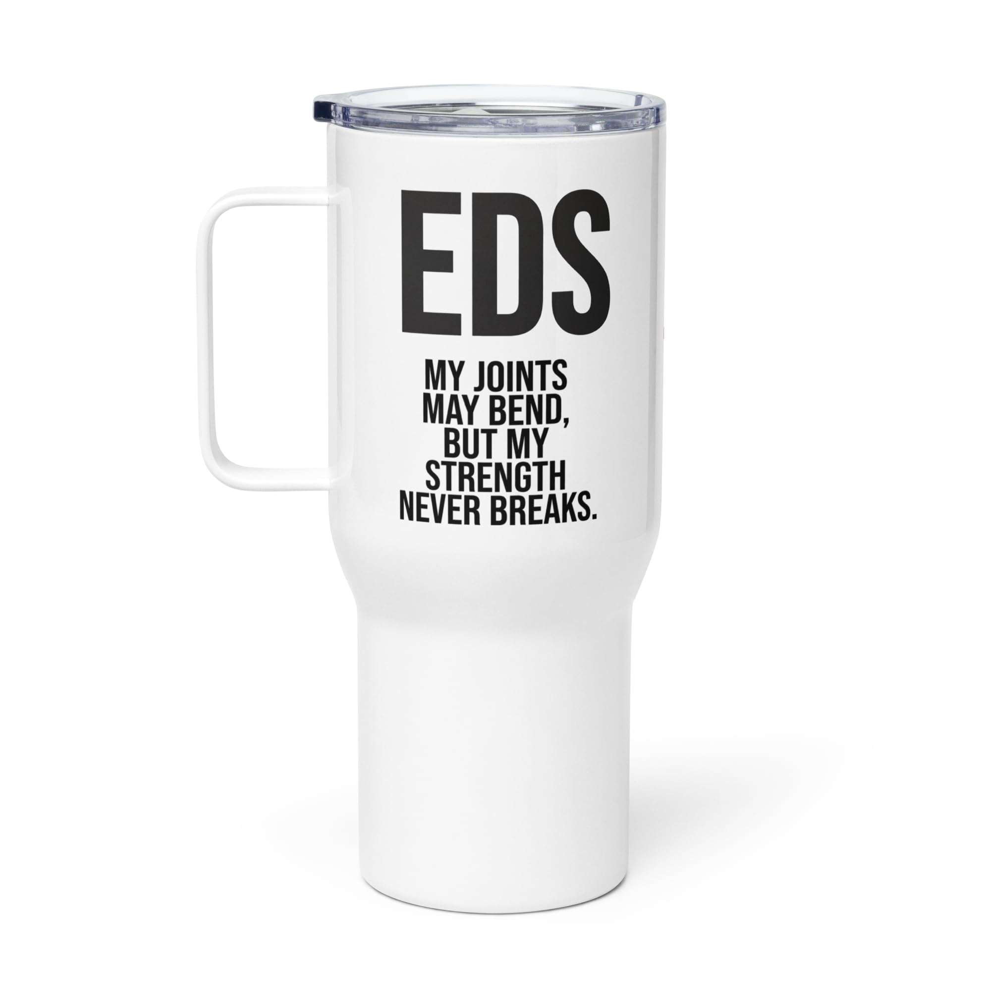 Kubek Termiczny Zespół Ehlersa-Danlosa z Uchwytem, Prezent dla Dorosłych z EDS