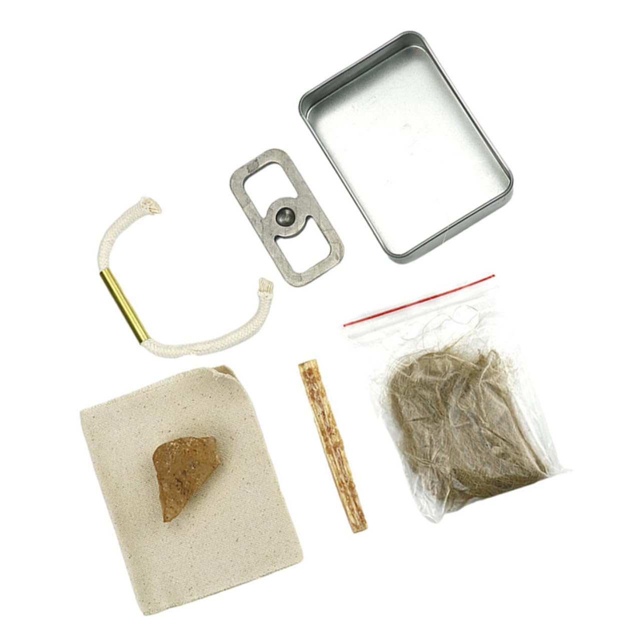 Cuerda de Algodón y Metal Kit de Fuego para Camping y Parrilla