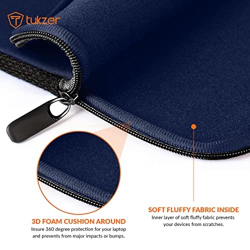 Image of Tukzer AirCase Travel Gadget Organizer Sleeve Case Cover Pouch, Neoprene Storage Case for Charger, Adapter, Pen Drive, Memory Cards Cables, Electronics Accessories, Toiletry Kits - Maroon