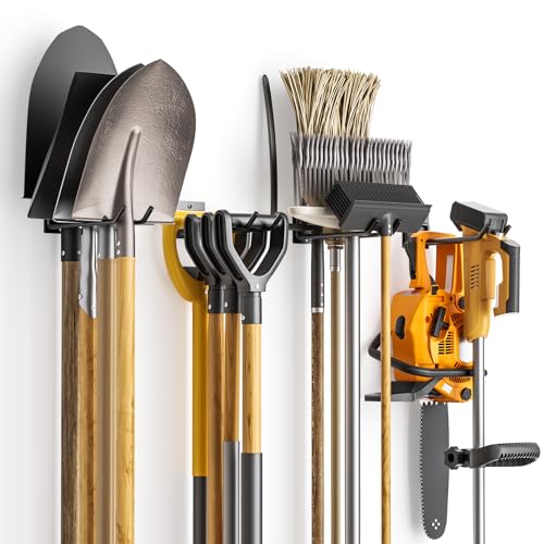 Wall Mount Garage Tool Organizer Storage Hook for Yard Shed, Gard...