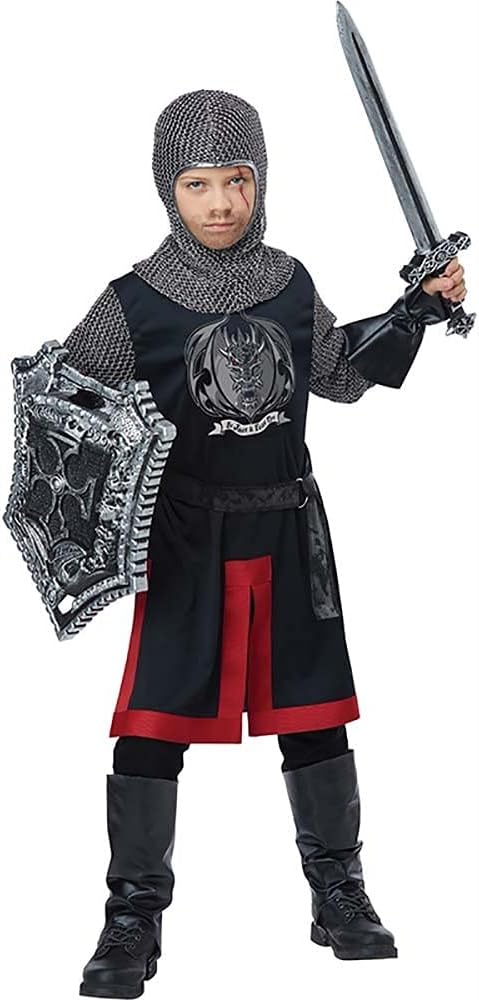California Costumes Boys Dragon Knight Child Costume Black/Red, Medium