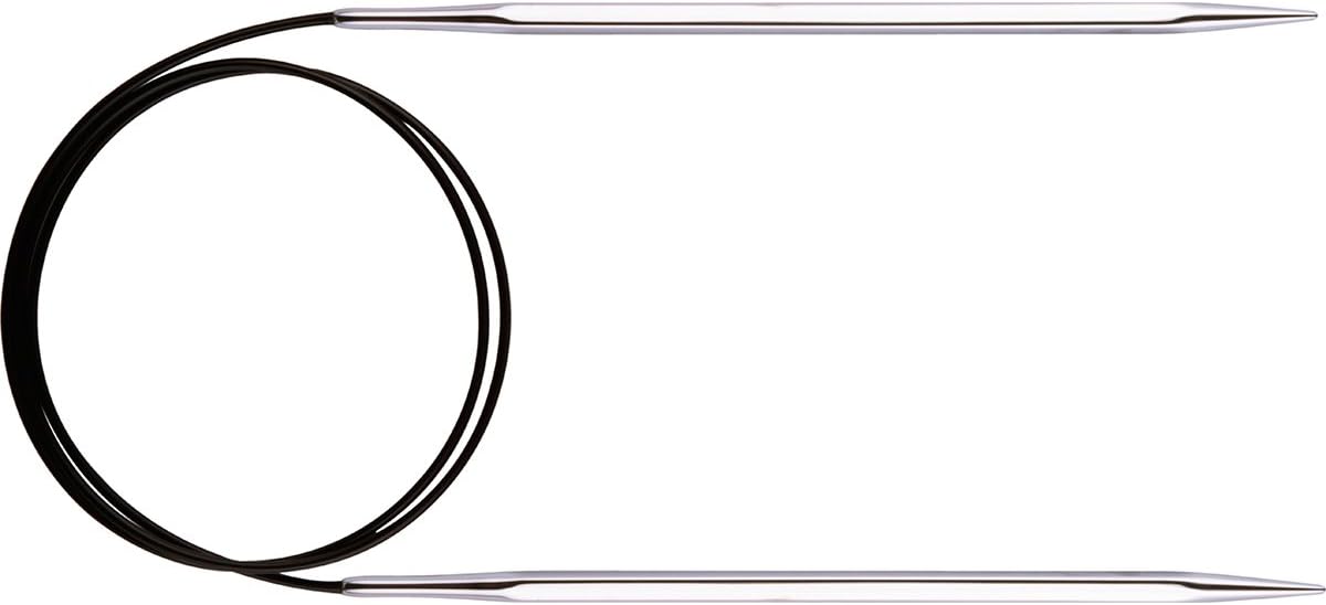 Knitter's Pride 1.5/2.5mm Cubics Platina Fixed Circular Needles, 47