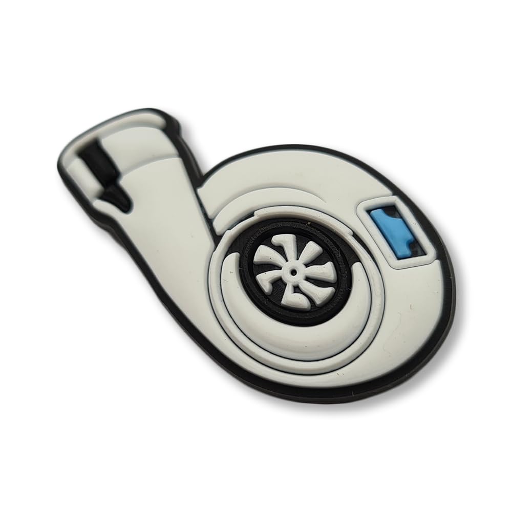 JDM - Car Drift - Charms For Crocs/Shoes - PVC - Huge Turbo - 3D