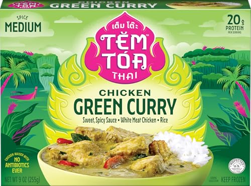 Tem Toa Chicken Green Curry, Made From Scratch, No Artificial