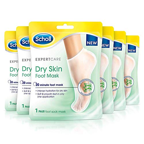 Scholl Foot Mask Intensive Treatment, Pack of 6