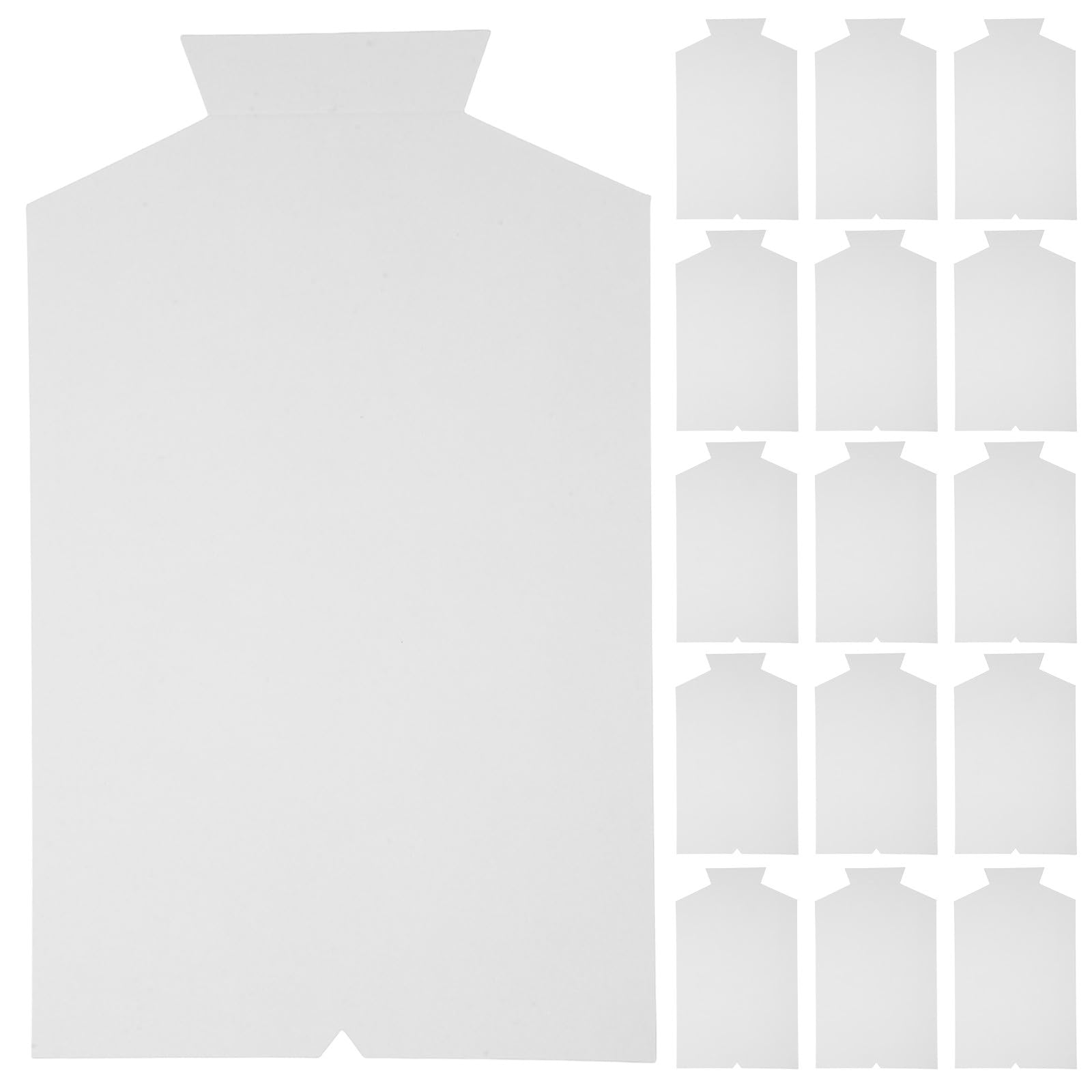 Planche à Plier Chemises en Carton Blanc Anti-Rides, 50pcs pour Emballage et Rangement des Vêtements Hommes et Femmes