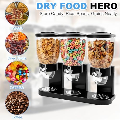 Distributeur de céréales plastique 2l boîte conservation bonbons - 6