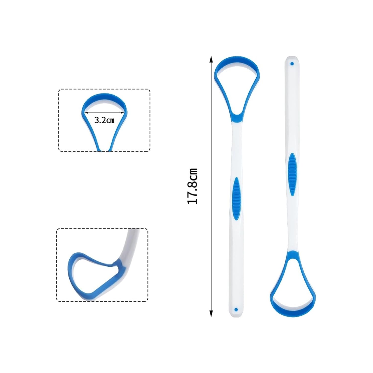 5pc Silicone Tongue Brush Cleaner Reusable Scraper For Adults Mouth Tool