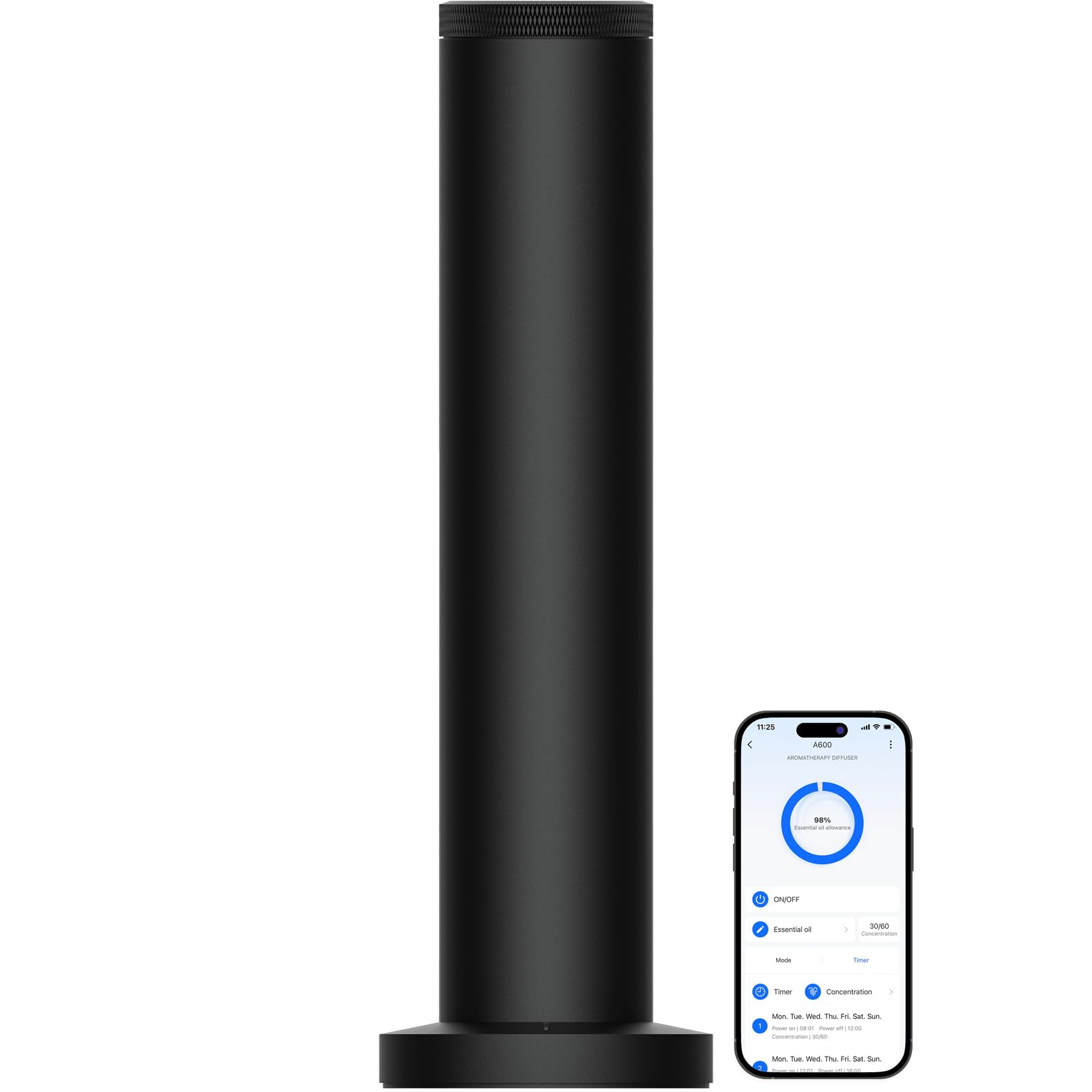 Photo 1 of Hotel Scent Diffuser Machine -Cordless Rechargeable Diffuser for Whole House- Scent Air Machine for Home -App Bluetooth Control - Waterless Essential Oil Diffuser for Large Room, Studio Office -Black