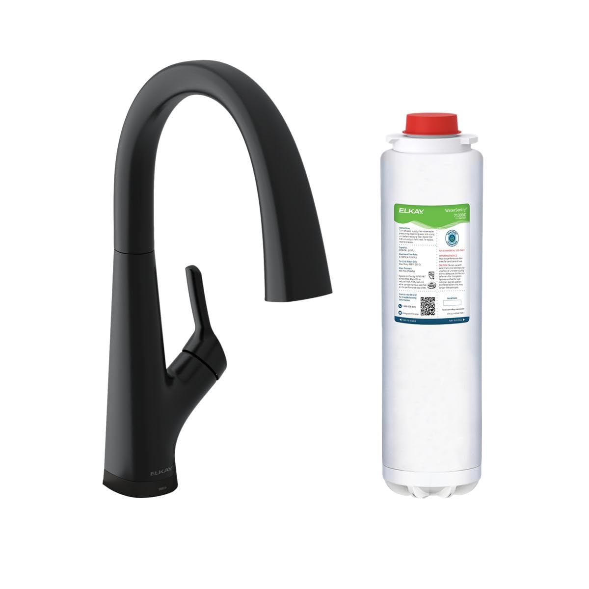 Elkay Avado Single Hole 2-in-1 Kitchen Faucet