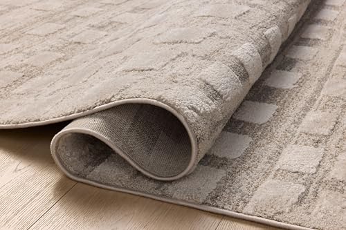 Image of Loloi Amber Lewis Monty Collection MOT-06 Pebble /Beige 11'-6 inch x 15', .50 inch Pile Height, Area Rug