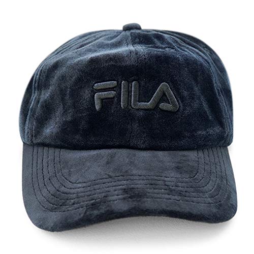 Fila Women s Adjustable Cap Double Black Velour Hat