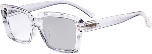 Eyekepper Gafas de lectura fotocromáticas de transición para mujer transparentes 050