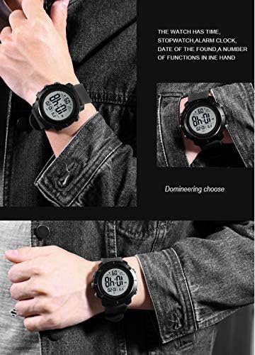 Boys Watch Digital Sports Waterproof Military Back Light Teenager Watch (Age for 11-15) 1428