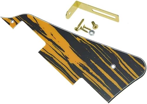 Miniatura 71 de KAISH Golpeador de guitarra Abalone Pearl LP con soporte negro para Epiphone Les Paul