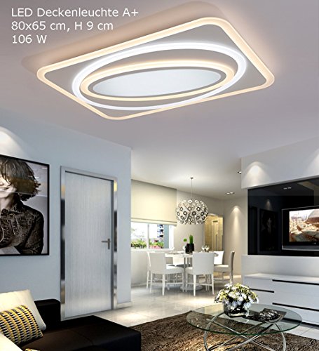 TonHan X093 - Plafoniera a LED con telecomando