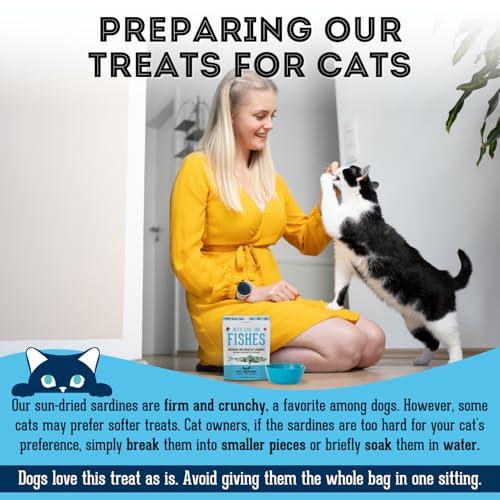 Image of The Granville Island Pet Treatery Cod Skin & Sardines for Dogs & Sardines for Cats (4.59 oz, Pack of 2) - Single Ingredient Dog Treats - Natural Dog Treats, Grain Free