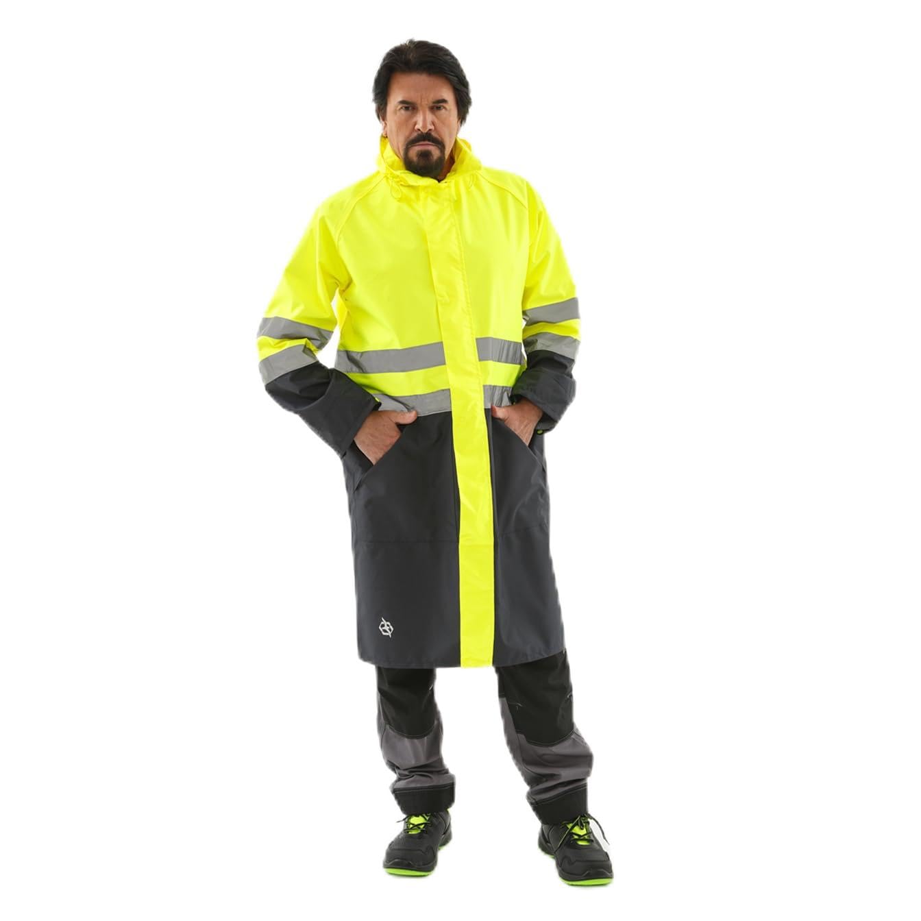 YURINOX Safety Raincoat ALBATROSS PLUS Long Hooded Waterproof Emergency Rain Jacket Poncho for Men Women Adults