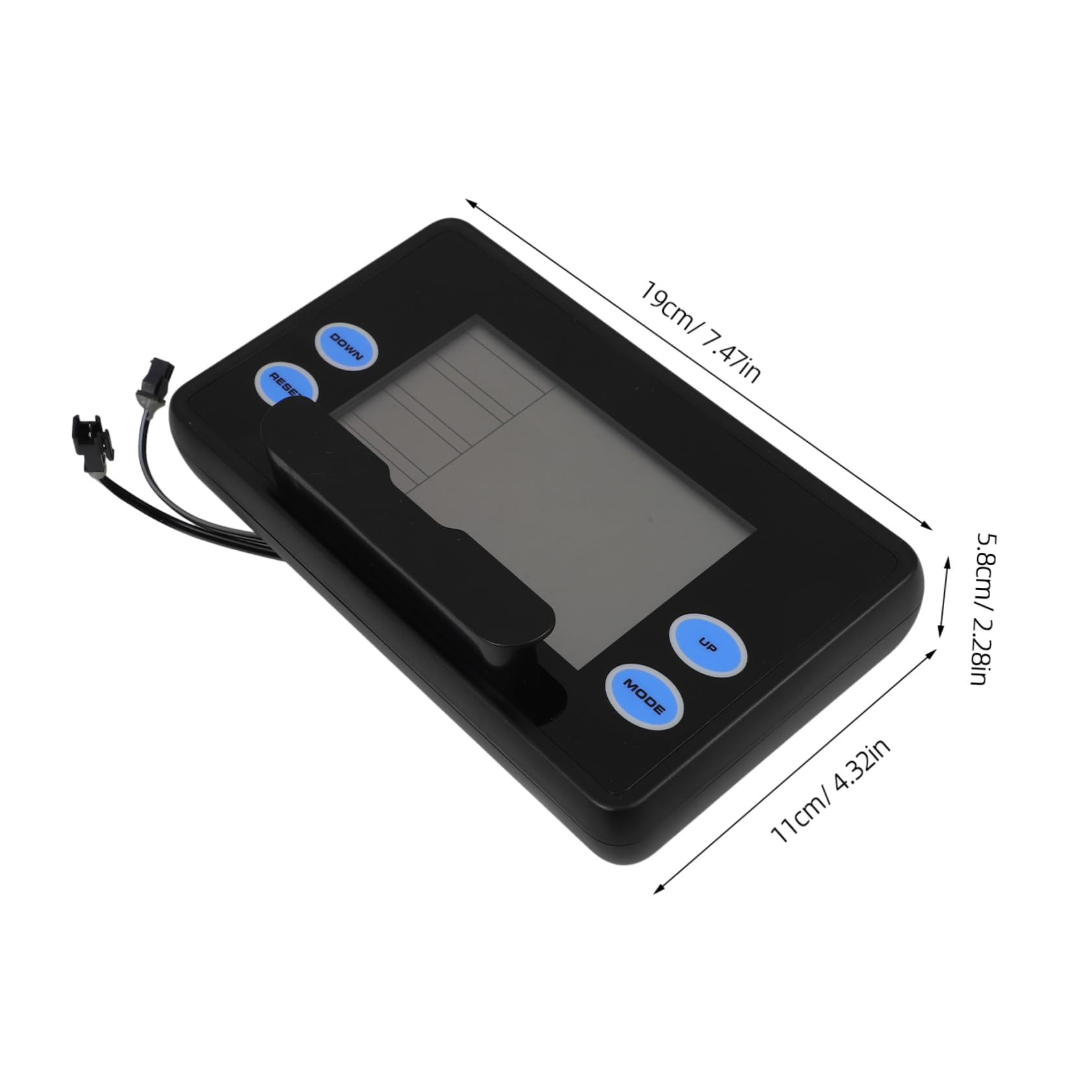 PLAFOPE Rowing Machines Speedometer Bike Fitness Monitor Digital Timer LCD Display for Home Rowing Exercise